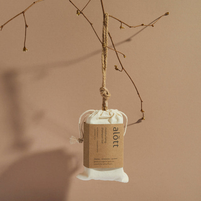shampoo bar on a rope