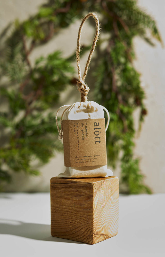 shampoo bar on a rope