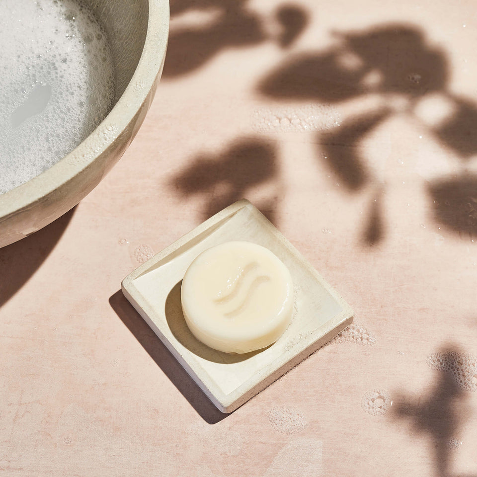 nourishing conditioner bar + dish